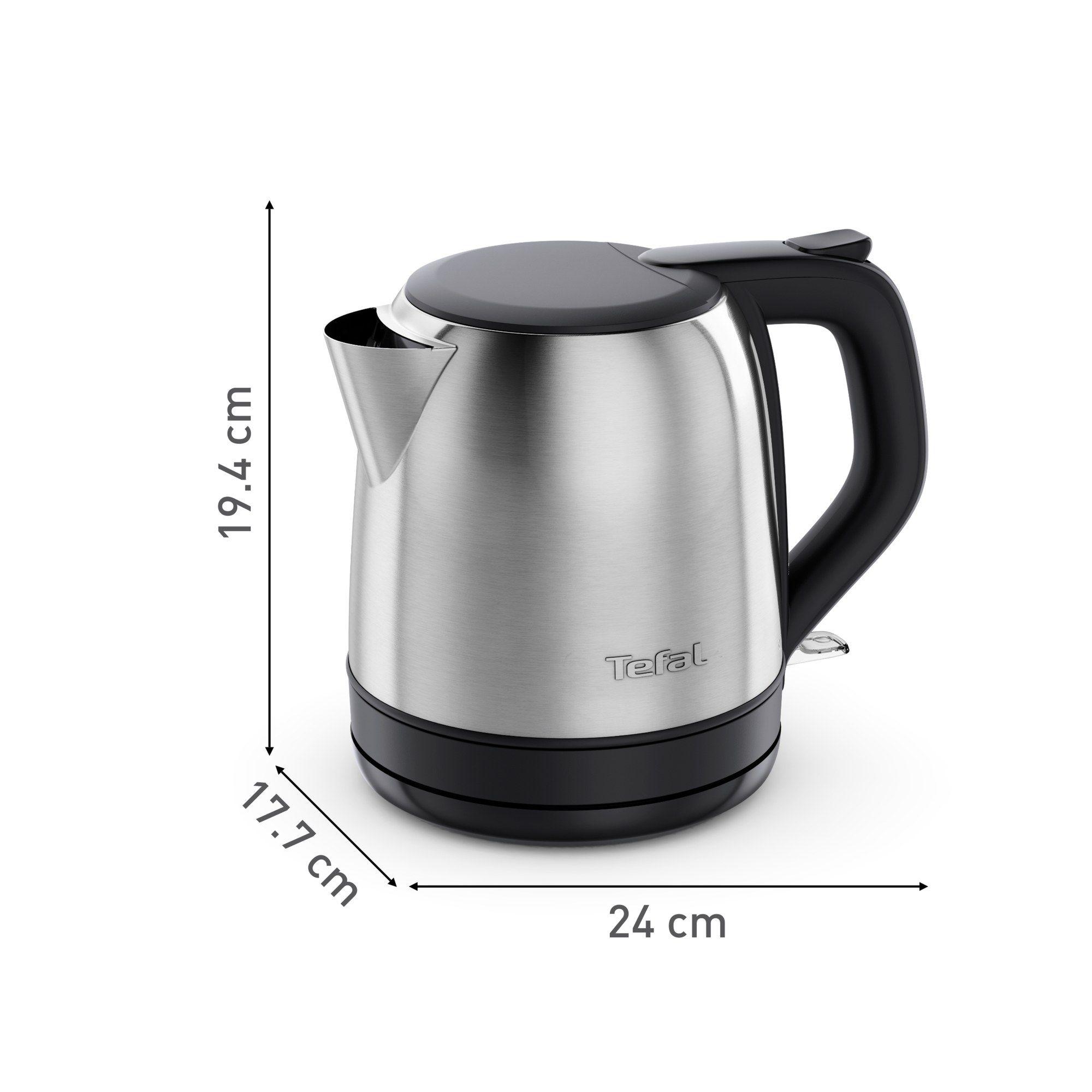 Jarro Elétrico TEFAL Subito Mini KO5S2DE0 (2400 W - 1 l - Aço inoxidável - Preto e Inox) — miniatura 4