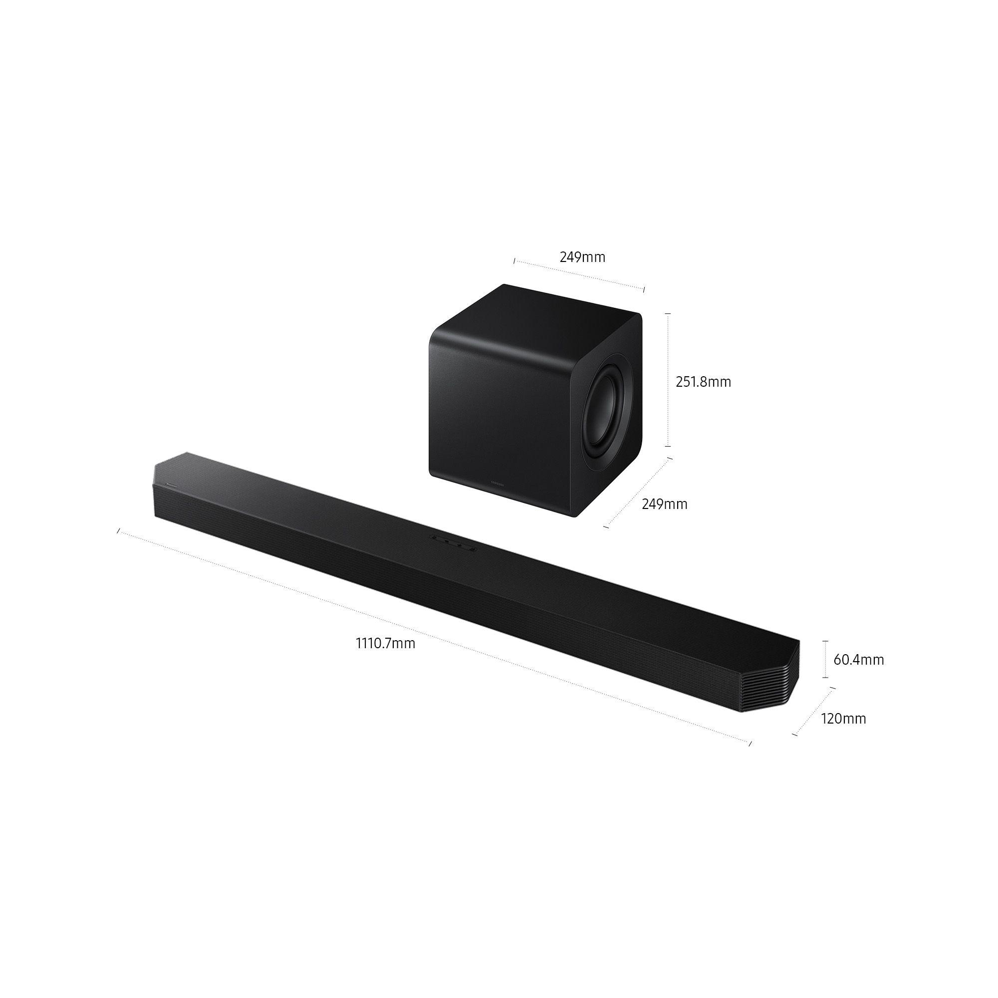 Barra de Som SAMSUNG HW-Q800H/XC (39 W - Com fios e sem fios - Preto), miniatura 3