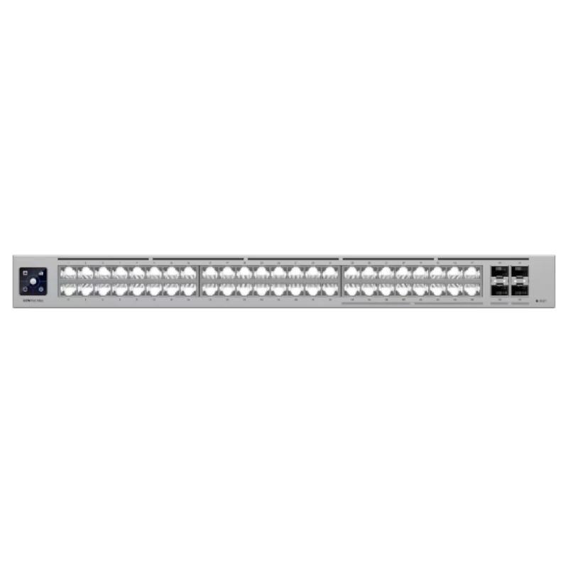 Switch Gerido UBIQUITI UniFi USW-Pro-Max-48 (100/1000/2500 Mbit/s - 224 Gbit/s - L3 - Cinzento) — miniatura 2