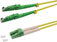 Cabo de Fibra Ótica LOGILINK FP0EE05 (OS2 9/125 µm Duplex LSH/APC 5 m - Amarelo), miniatura 2