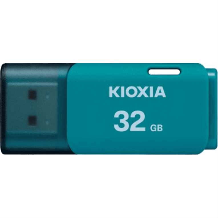 Pen USB KIOXIA TransMemory U202 (USB Type-A - Com tampa - Azul)