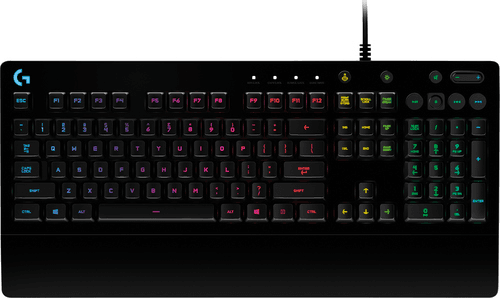 Teclado LOGITECH G213 Prodigy (Húngaro - Mech-Dome - USB - Preto)