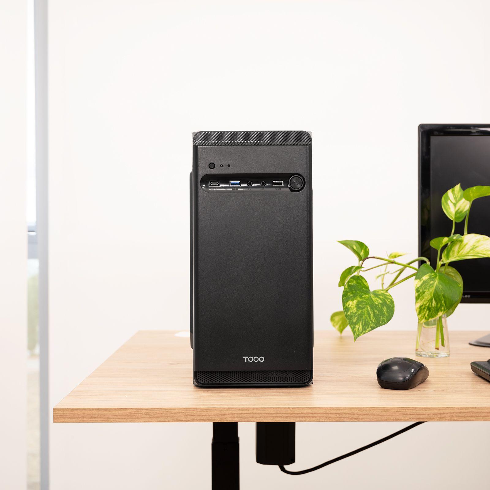 Caixa PC TOOQ DODEKA ULTRA TQC-4702-SP (micro ATX, Mini-ITX - 500 W - Mini Tower - Preto) — miniatura 3