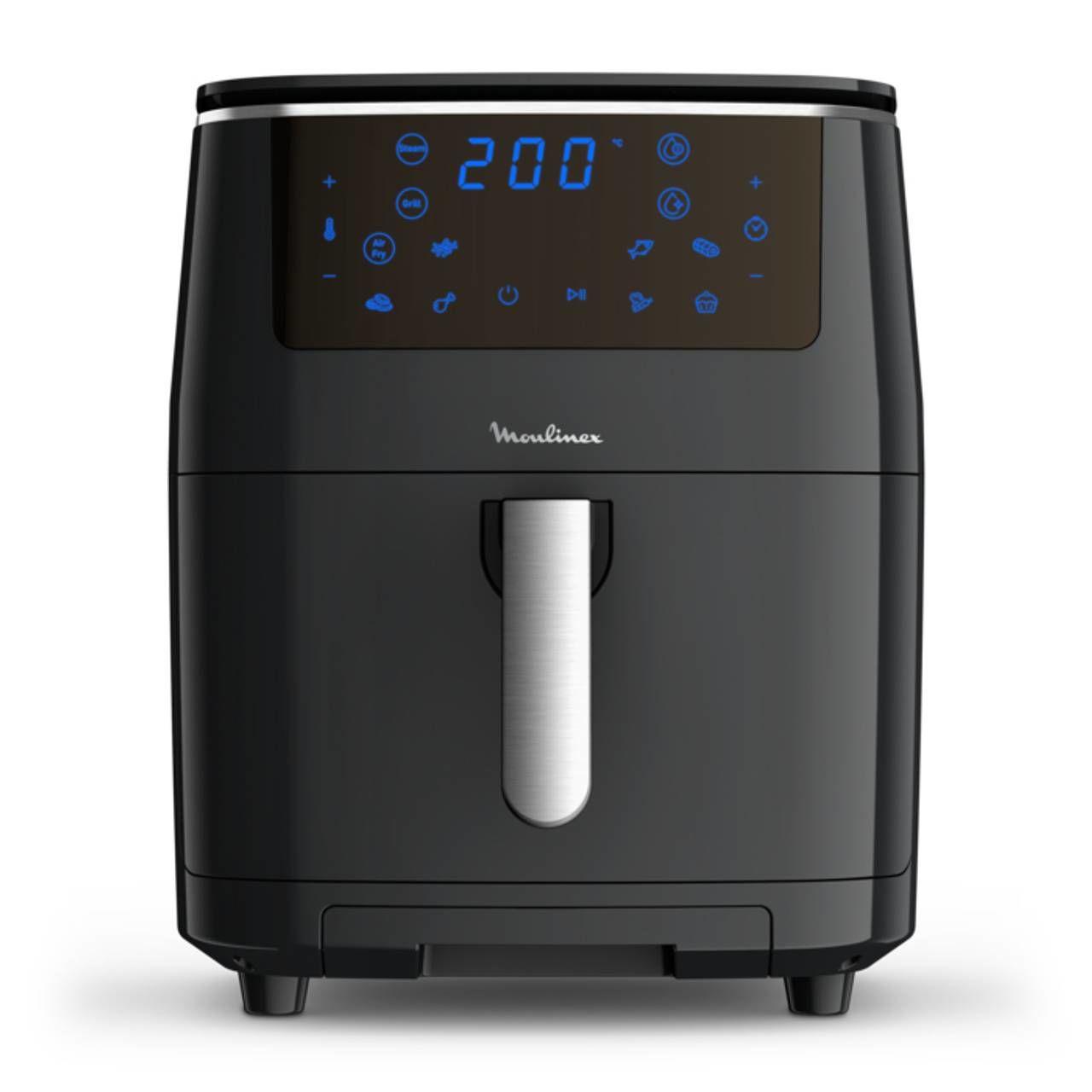 Fritadeira a Ar MOULINEX AL201810 (1700 W - Toque - Preto)