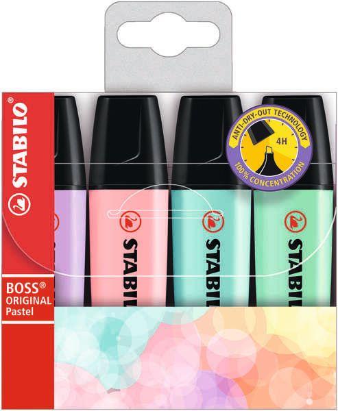 Marcadores Fluorescentes STABILO BOSS ORIGINAL 70/4-2 (Plástico)