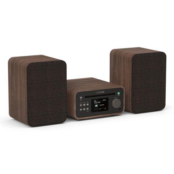 Micro-sistema Estéreo PURE ACOUSTICS Classic Stereo Mini (40 W - Castanho/Noz) — miniatura 2