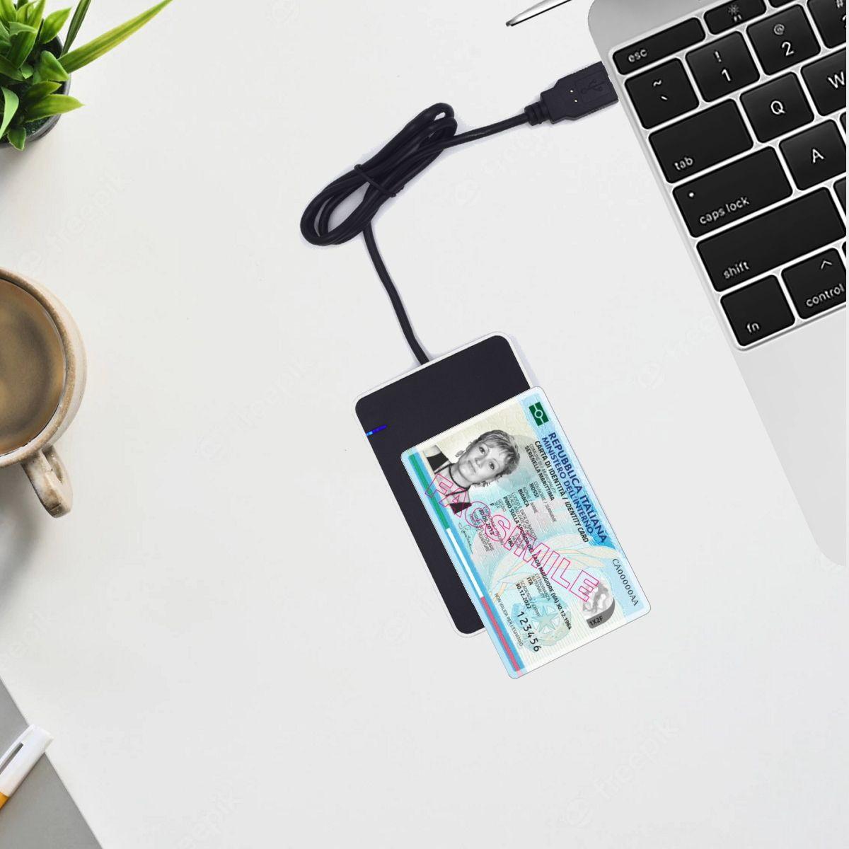 Leitor de Cartões NFC EWENT EW1053 (USB - 0,053 MB/s - Preto), miniatura 3