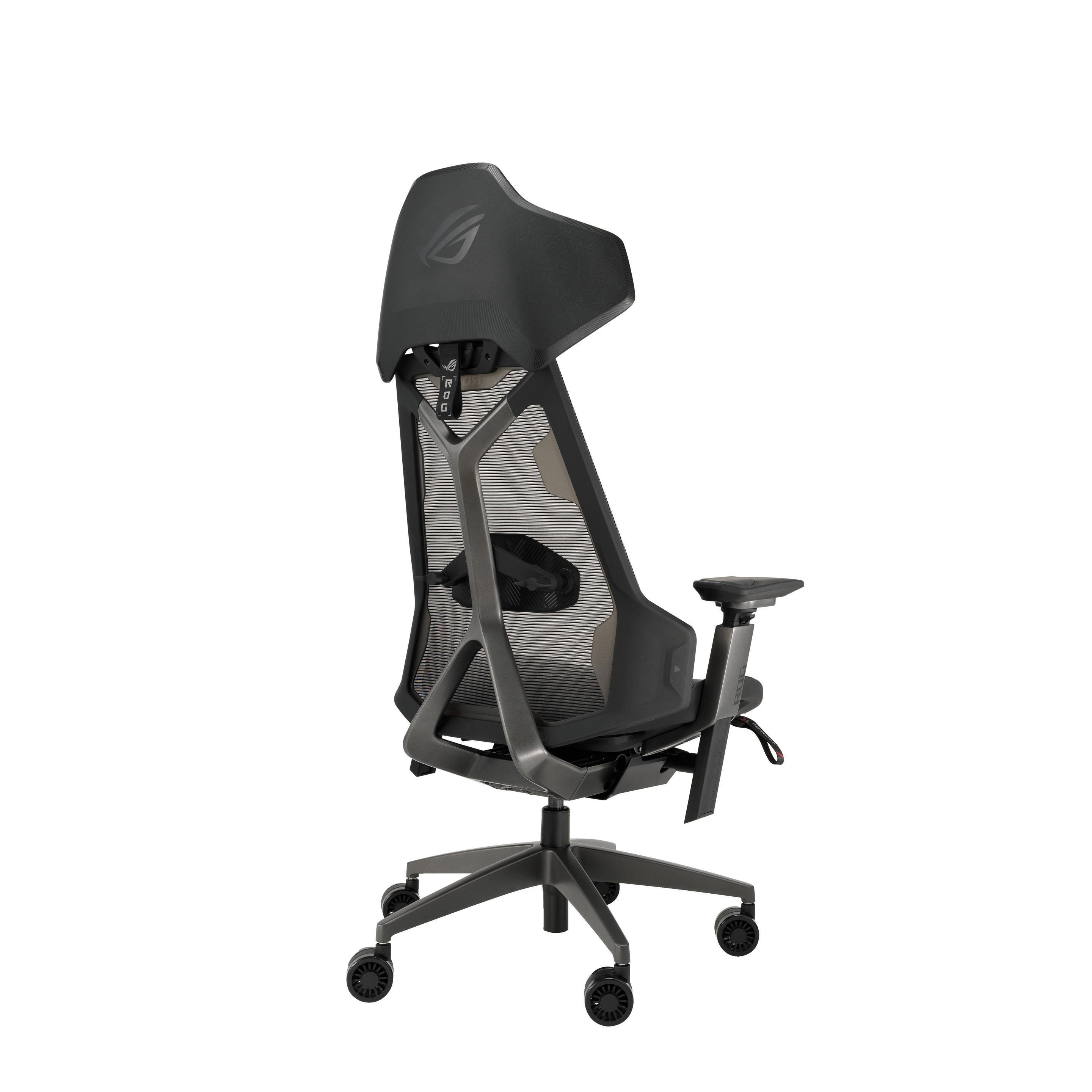 Cadeira Gaming ASUS ROG Destrier Ergo (150 kg - 10 cm - Assento em malha - Preto), miniatura 8