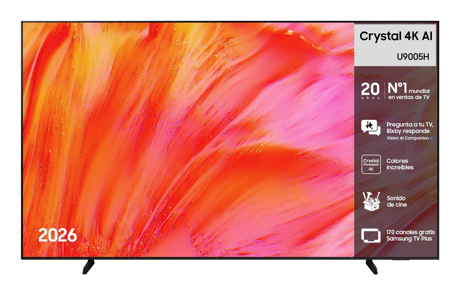 Televisão SAMSUNG TV TU98U9005HUXXC (98" - 4K Ultra HD - 3840 x 2160 pixels - Preto)