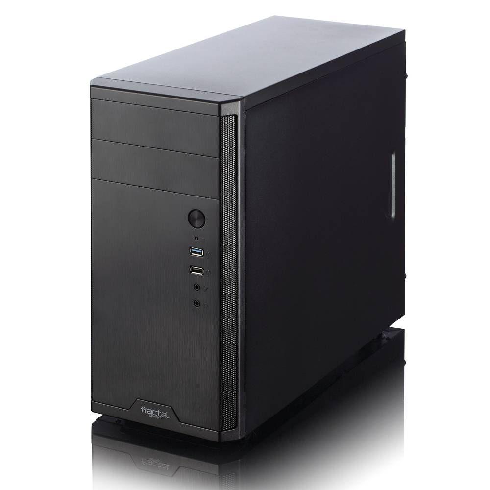 Caixa Micro-ATX FRACTAL DESIGN Core 1100 (Micro ATX, Mini-ITX - Mini Tower - Mini-ITX - Preto) — miniatura 3