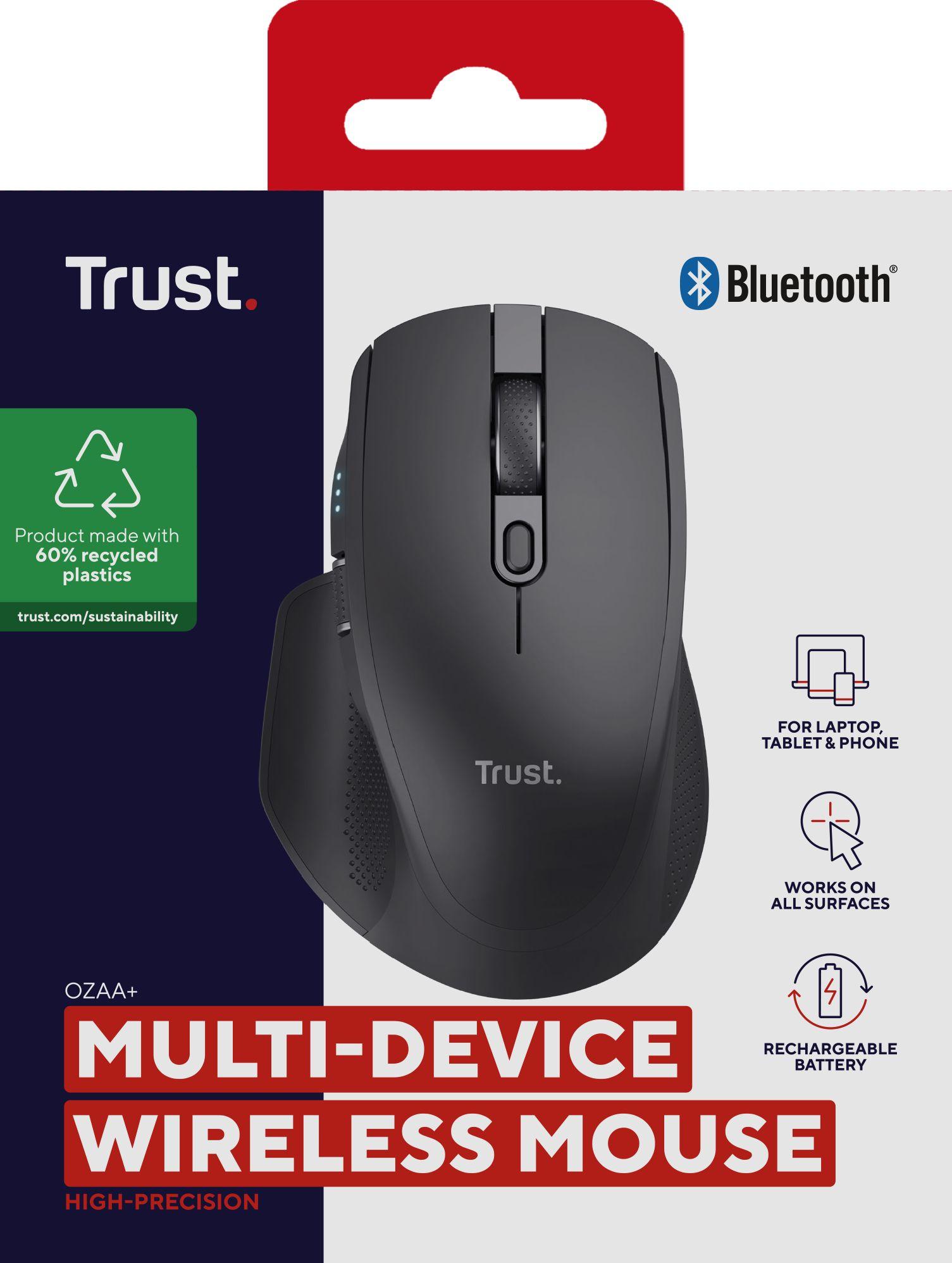 Rato TRUST Ozaa+ (Mão direita - 3200 DPI - Ótico - Preto) — miniatura 7