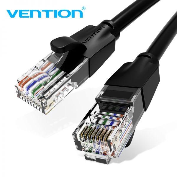 Cabo de Rede RJ45 VENTION IBEBI (3 m - Cat6 - RJ-45 - Preto) — miniatura 3