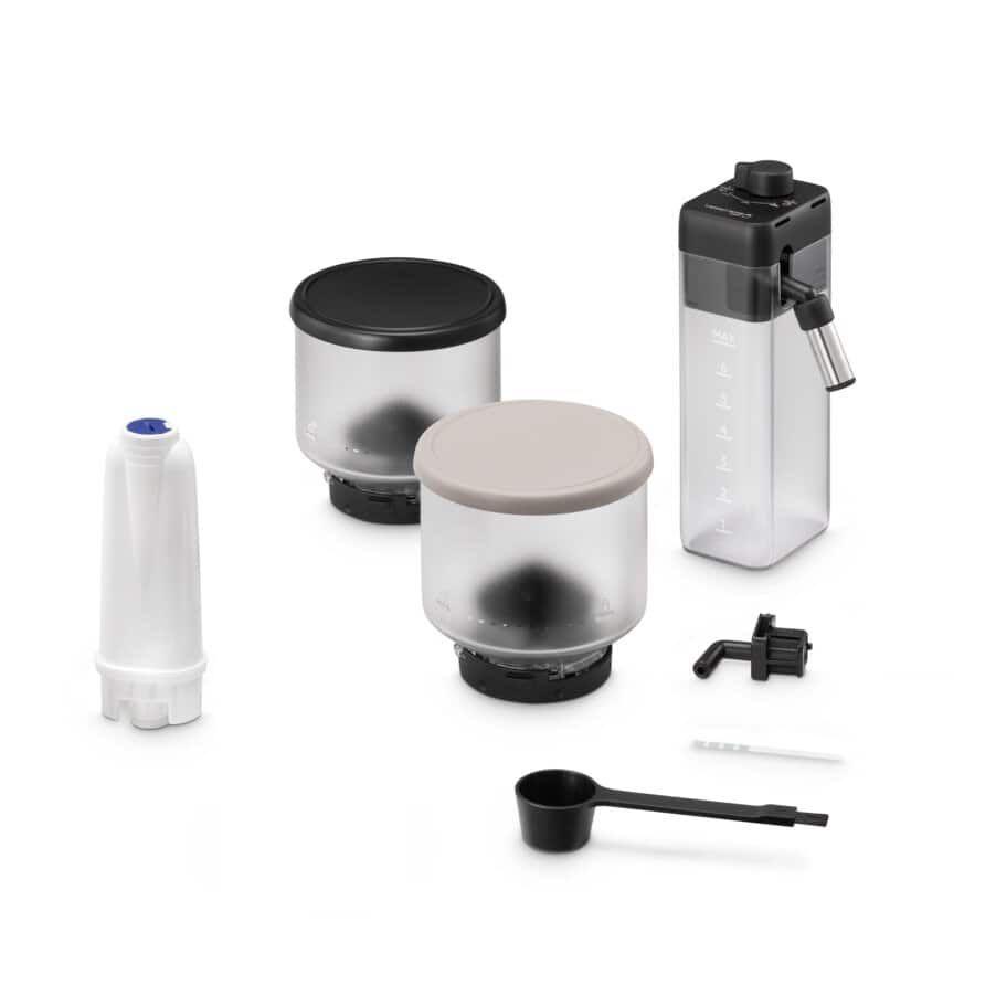 Máquina de Café Automática DELONGHI Rivelia EXAM440.55.BG (Grãos de café, Café moído - 1450 W - 19 bar - Bege) — miniatura 6