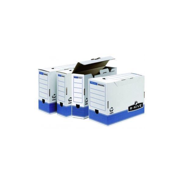 Caixas de Ficheiro Definitivo FELLOWES R-Kive PRIMA (Cartão 100% reciclado - Branco e azul) — miniatura 2