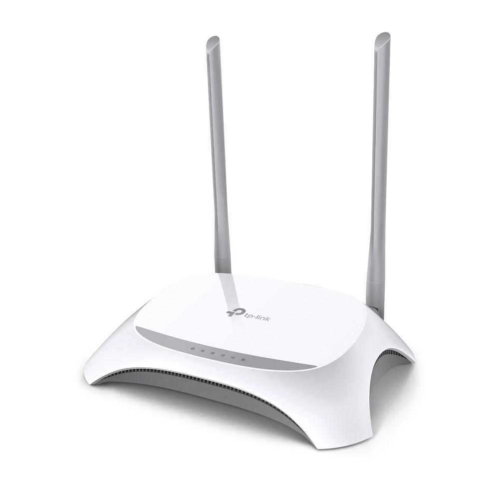 Router TP-LINK TL-MR3420 (Wi-Fi 4 - 300 Mbit/s - Banda única - Preto e Branco) — miniatura 2