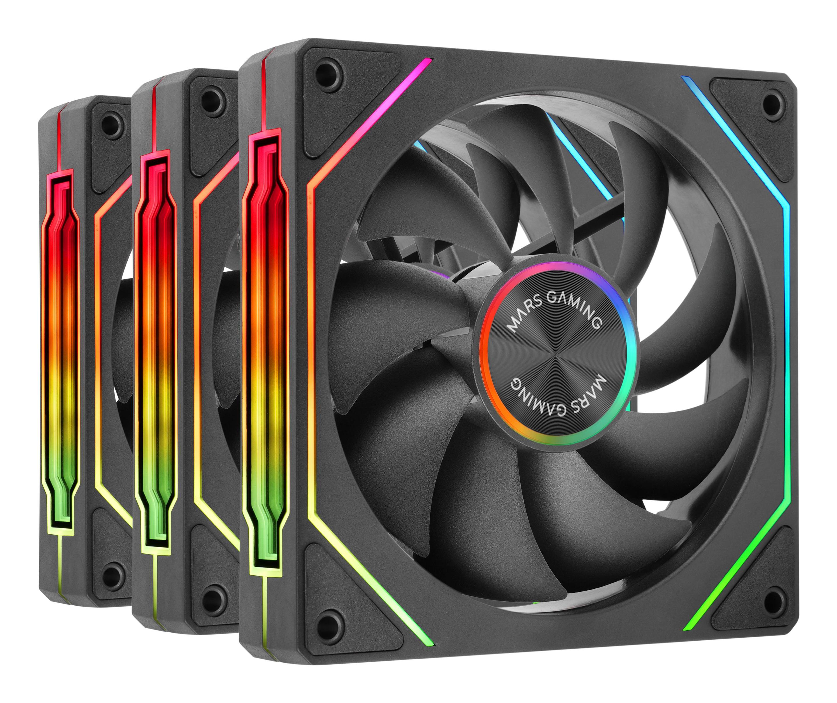 Ventoinhas MARS GAMING MF-LINKFINITYKIT2 (Preto) — miniatura 2