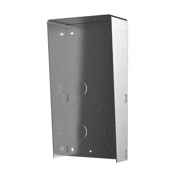 Caixa de Montagem de Superfície HIKVISION DS-KABD8003-RS2/S (2 módulos - com viseira - Aço inoxidável) — miniatura 2