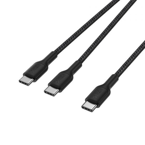 Cabo USB-C Duplo BELKIN BoostCharge Pro 140W CAC004HQ1.5MBK (1,5 m - 2 x USB C - USB C - Preto) — miniatura 2