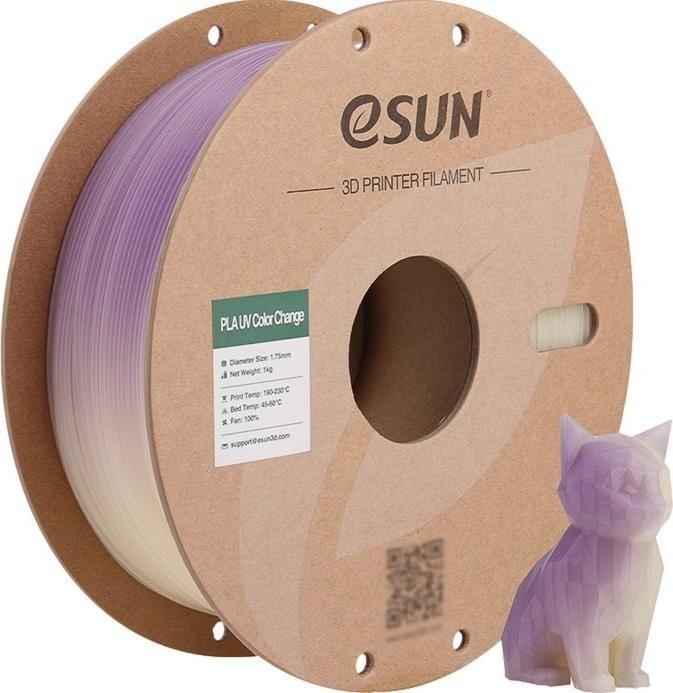 Filamento 3D ESUN PLA-UV CC175UV-Z1P1 (Roxo)