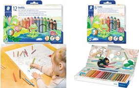 Lápis de Cor Aguareláveis STAEDTLER 140 C18 (2 anos - Cores Sortidas)