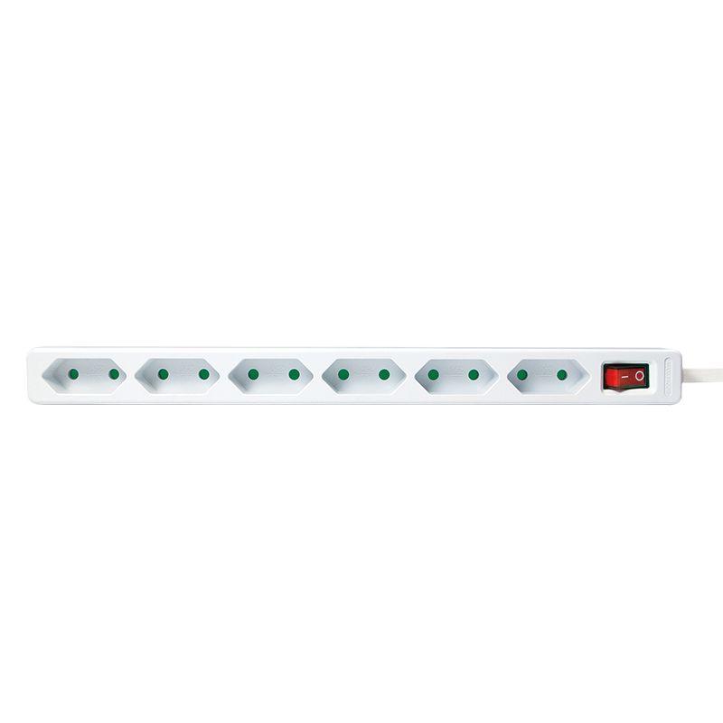 Bloco de Tomadas LOGILINK LPS232 (Europlug CEE 7/16 - Branco) — miniatura 2