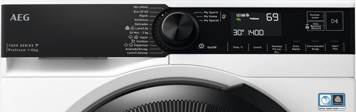 Máquina de Lavar Roupa Independente AEG LFR7314O4C (1351 RPM - B - 47 l - Branco), miniatura 2
