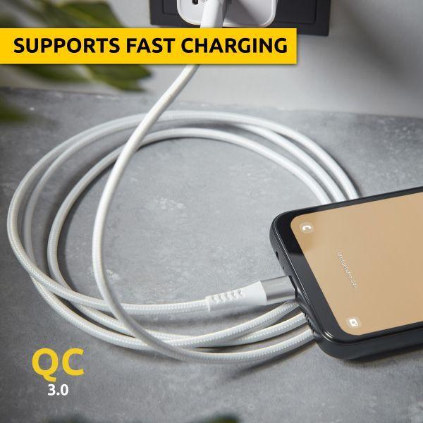 Cabo USB-C para USB-A INTENSO A315C (1,5 m - USB-C - USB-A - Branco), miniatura 4
