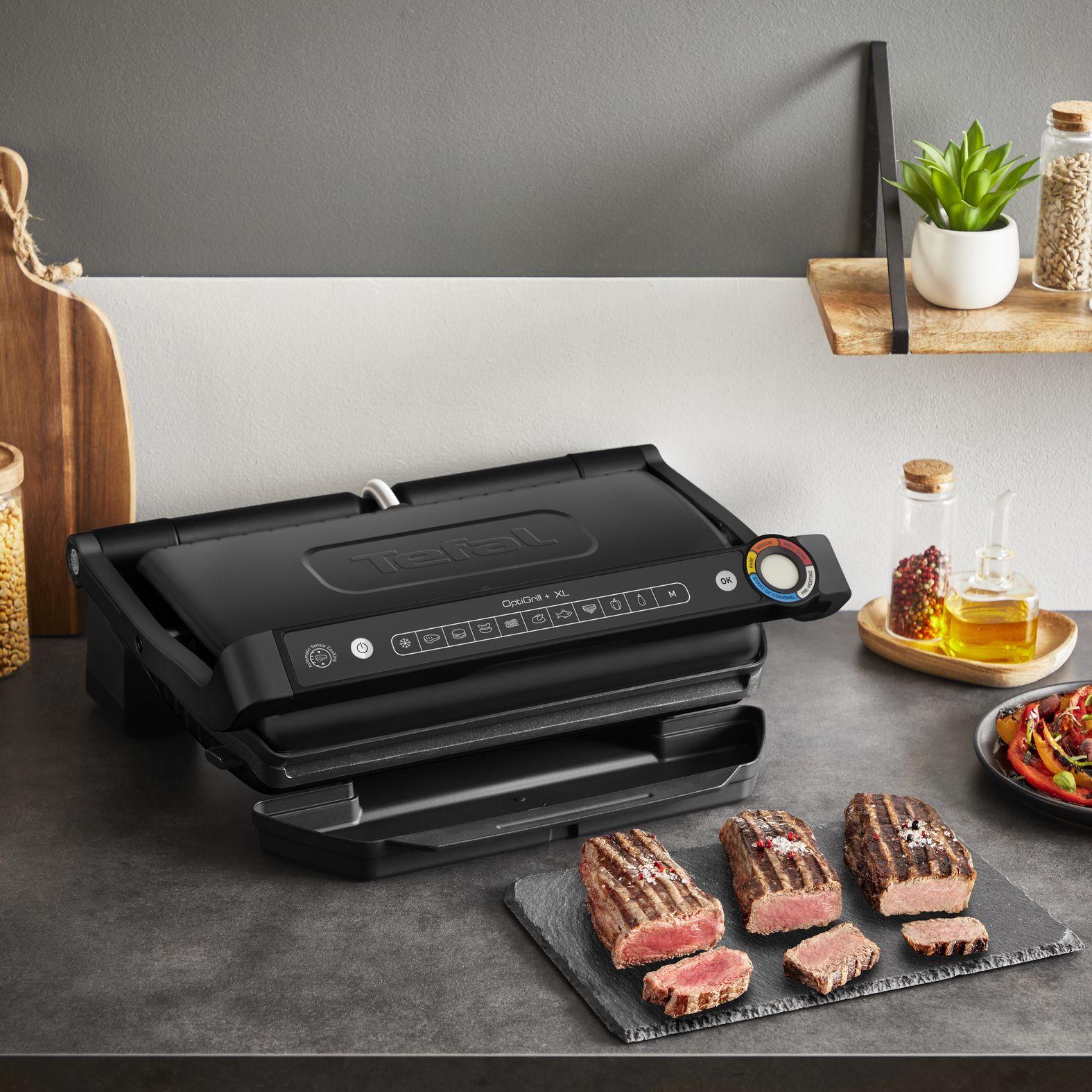 Grelhador de Contacto TEFAL Optigrill+ XL GC727810 (Altura 17,5 cm - Preto), miniatura 3