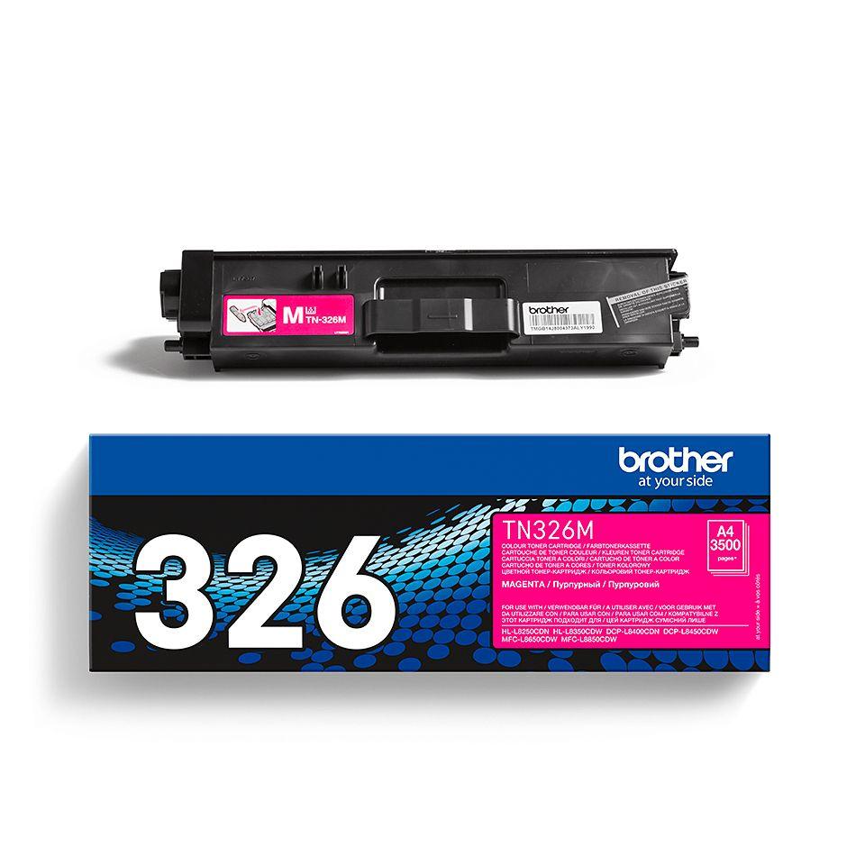 Toner BROTHER TN-326M (3500 páginas - Magenta), miniatura 4