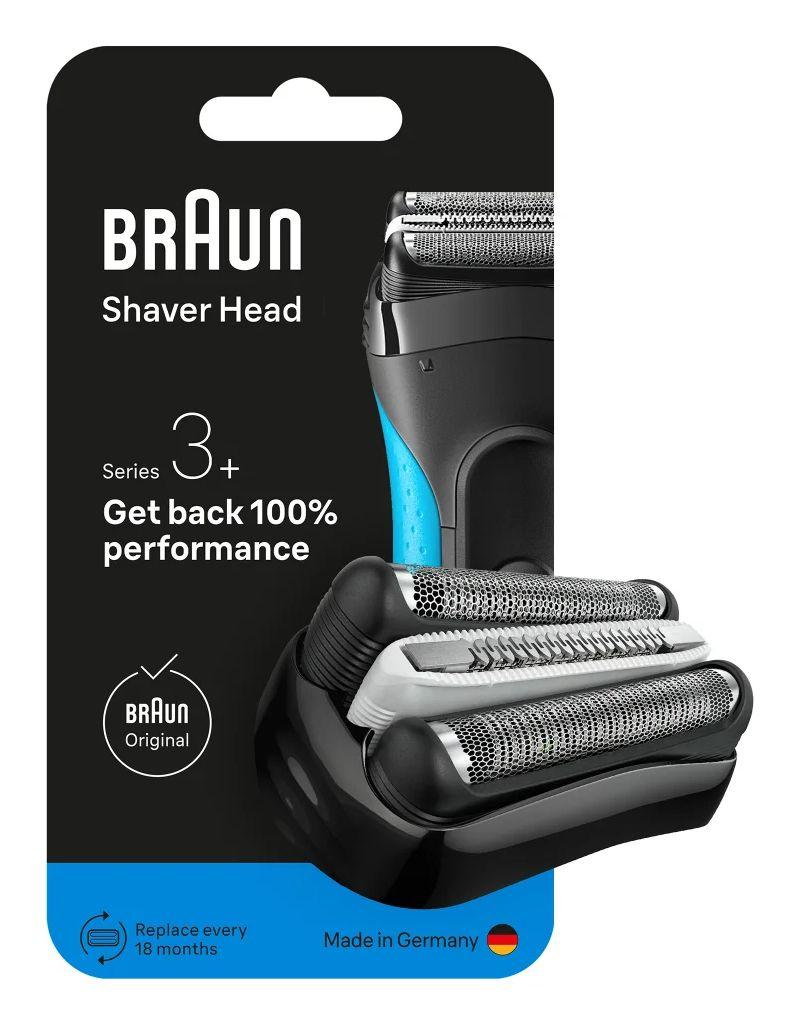 Cabeça para Máquina de Barbear BRAUN 2082 0300 / Series 3 ProSkin 32B (Preto e Aço Inoxidável)