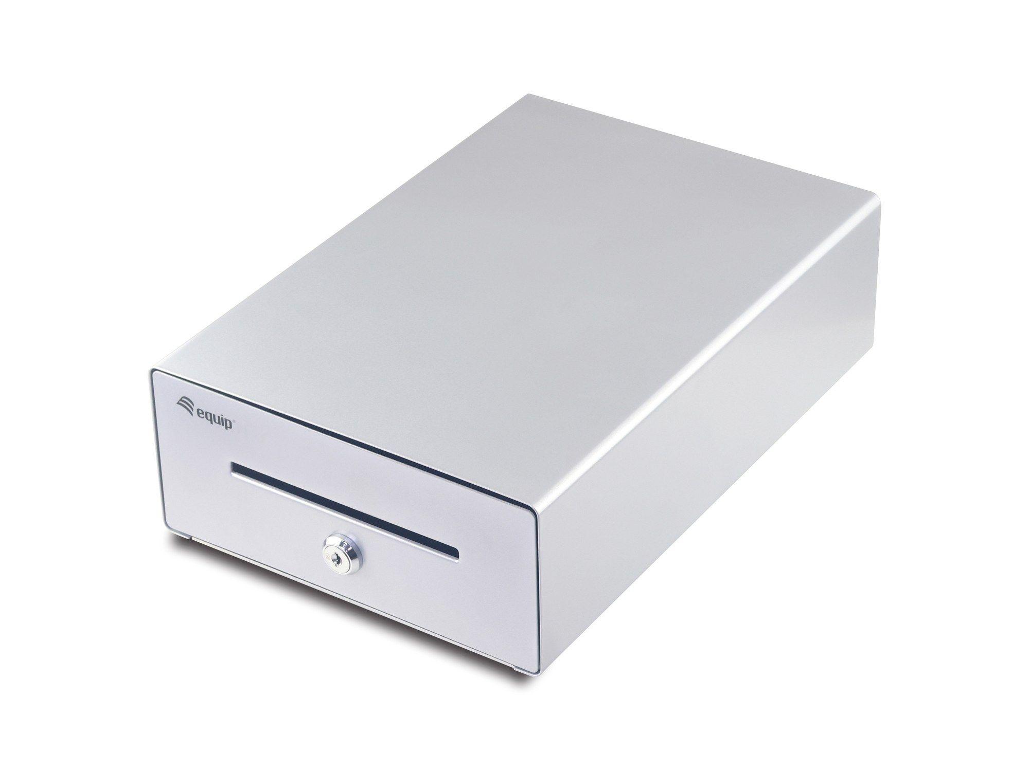 Gaveta de Dinheiro EQUIP 351012 (Manual e Automática - 230 x 338 x 110 mm - Prateado) — miniatura 3