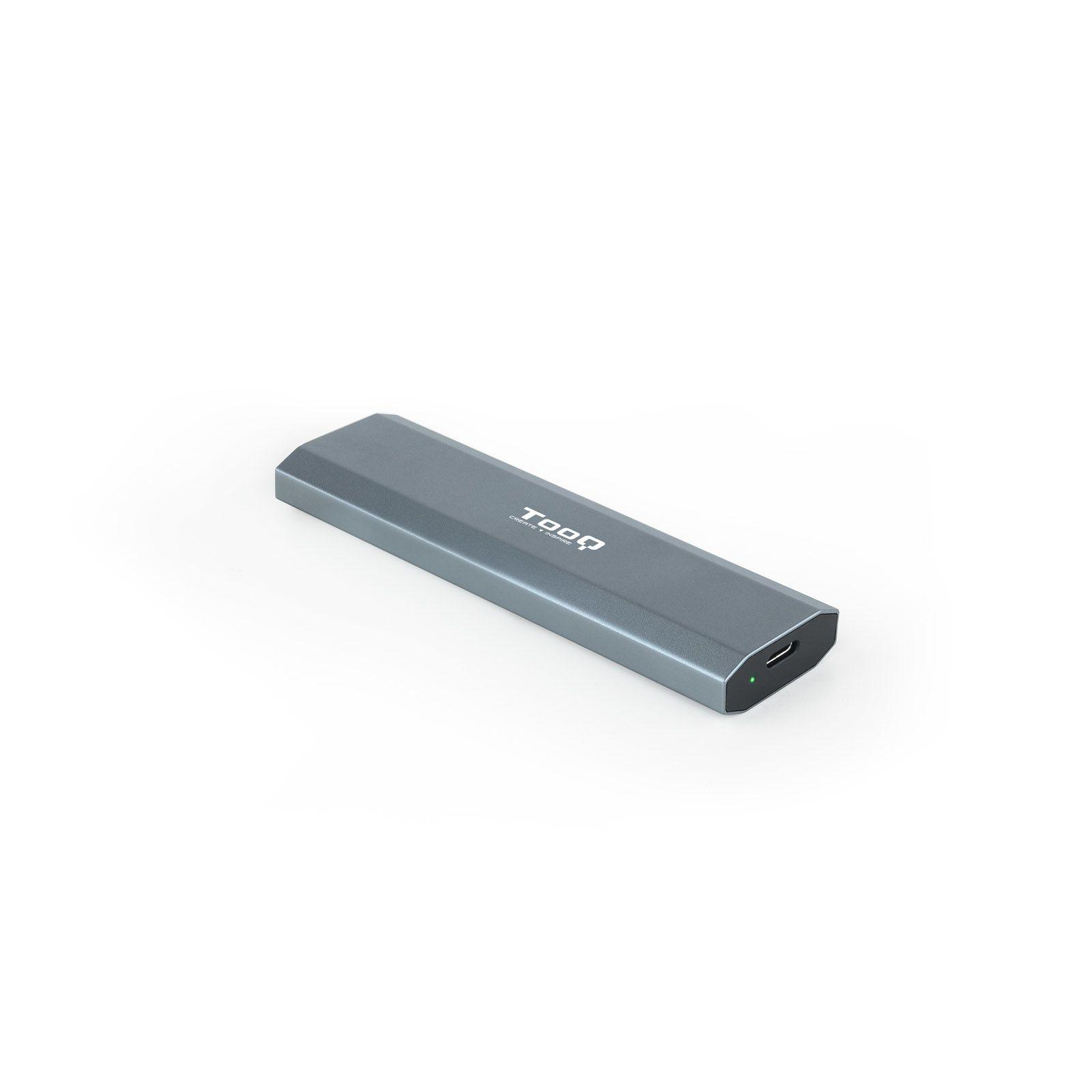 Caixa Externa SSD TOOQ TQE-2223G (2 TB - PCI Express NVMe - M.2 NGFF/NVMe - Cinzento)