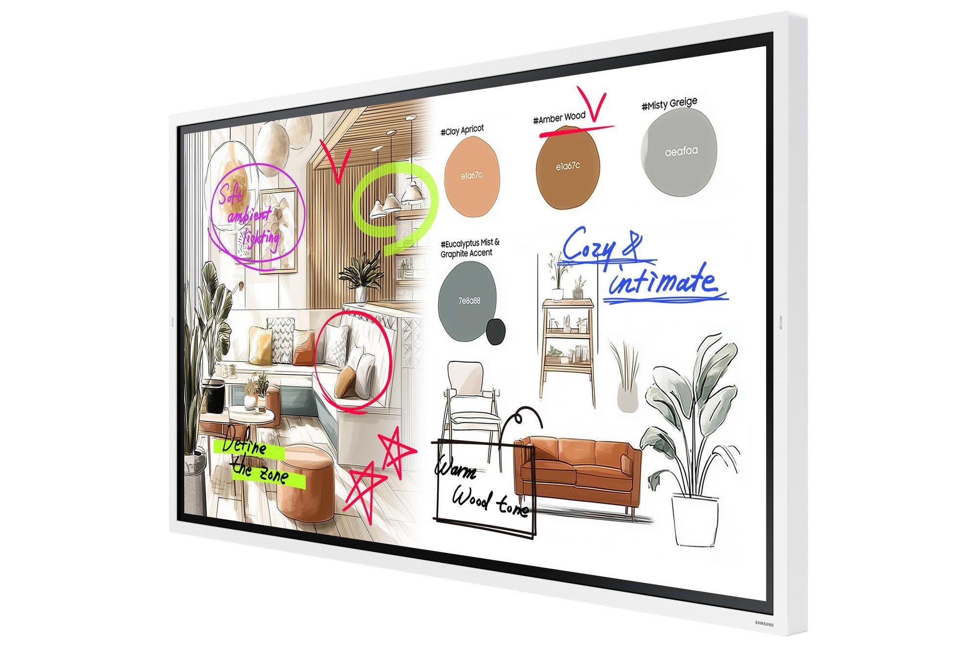 Quadro Interativo SAMSUNG WM65FX (65" - 4K Ultra HD - Wi-Fi - Cinzento/Branco), miniatura 3