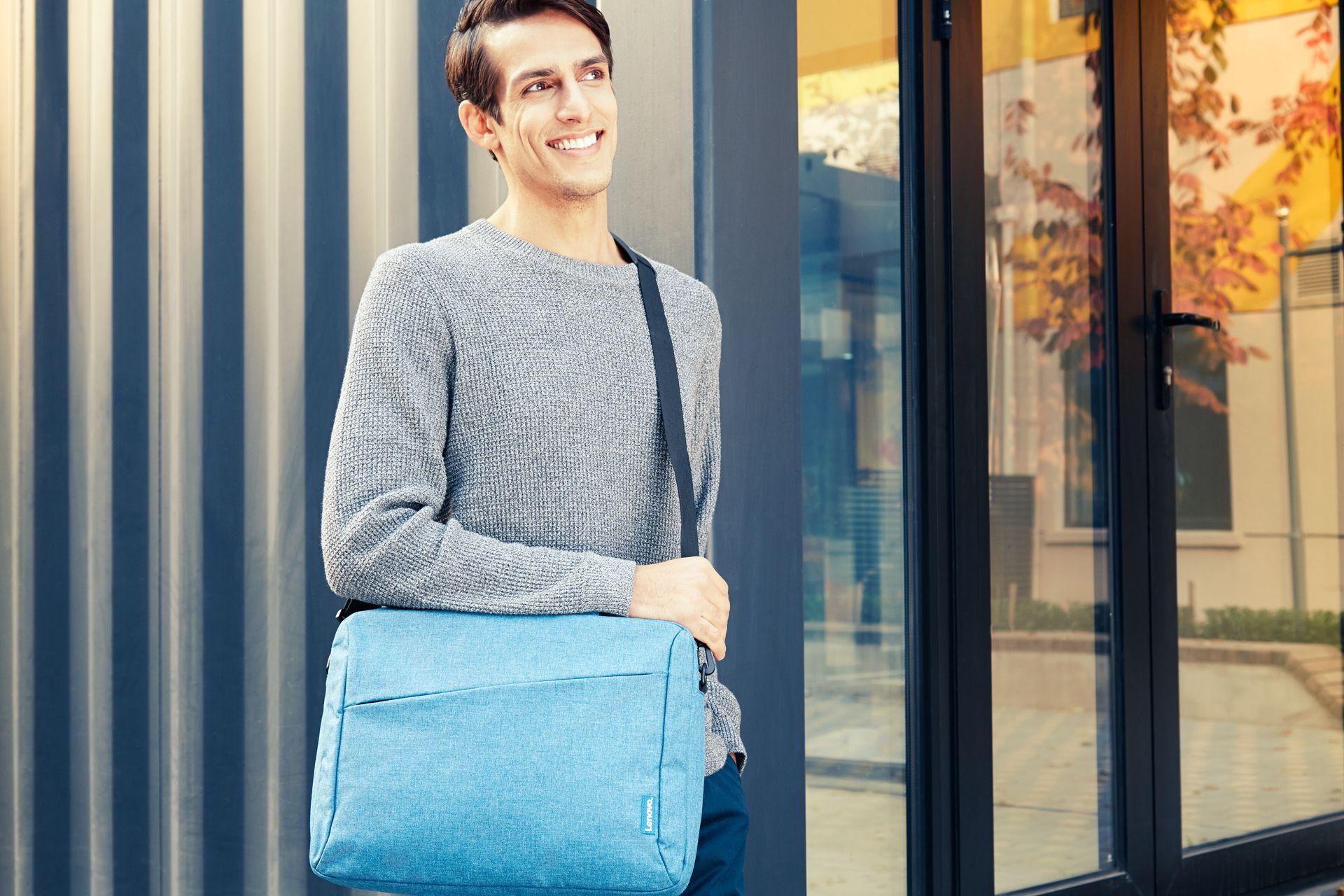 Mala para Portátil LENOVO Casual TopLoader T210 (Poliéster - 39,6 cm - Altura 27,5 cm - Azul), miniatura 7