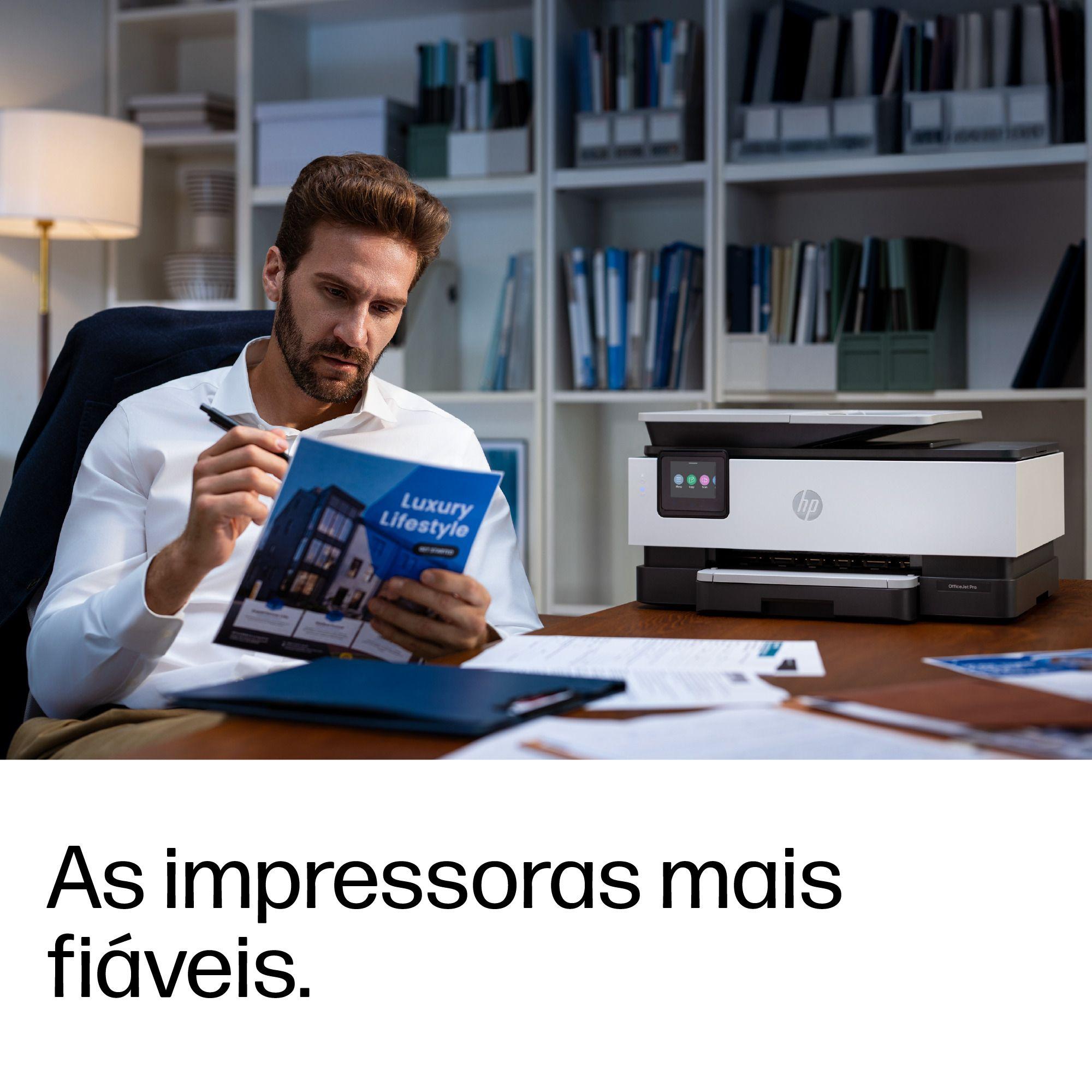 Impressora Multifunções HP OfficeJet Pro 8135e (A4 - Impressão a cores - 225 folhas - Azul), miniatura 8