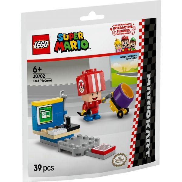 Conjunto de Construção LEGO 30702 Mario Kart – Toad (Pit Crew) (6 anos - Multicor) — miniatura 4