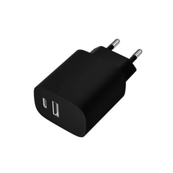 Carregador USB LEOTEC LECSPH20W2K (Smartphones, tablets - Preto e Branco) — miniatura 2