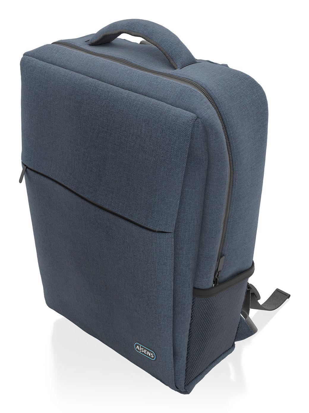 Mochila para Portátil AISENS ASBG-BP082-BL (17" - 17424 cm³ - Poliéster - Azul), miniatura 2