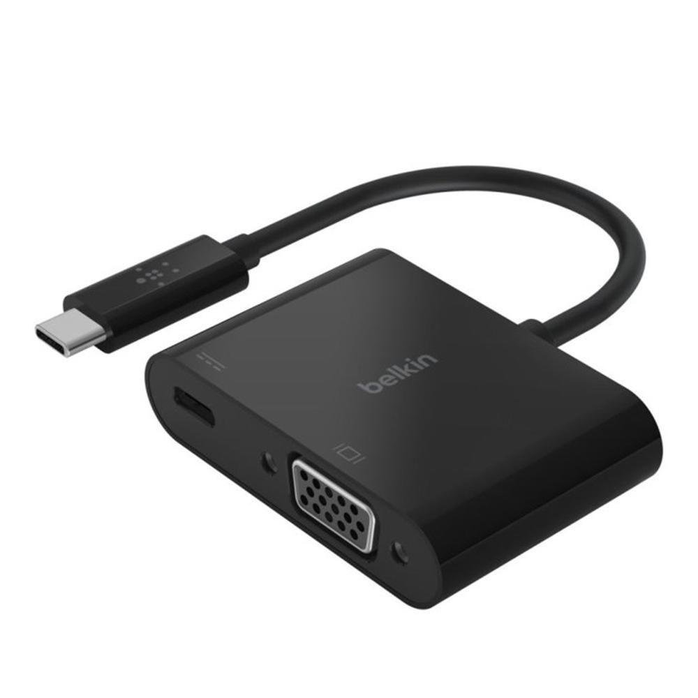 Adaptador USB-C para VGA BELKIN AVC001BTBK (Windows, Mac - Preto)