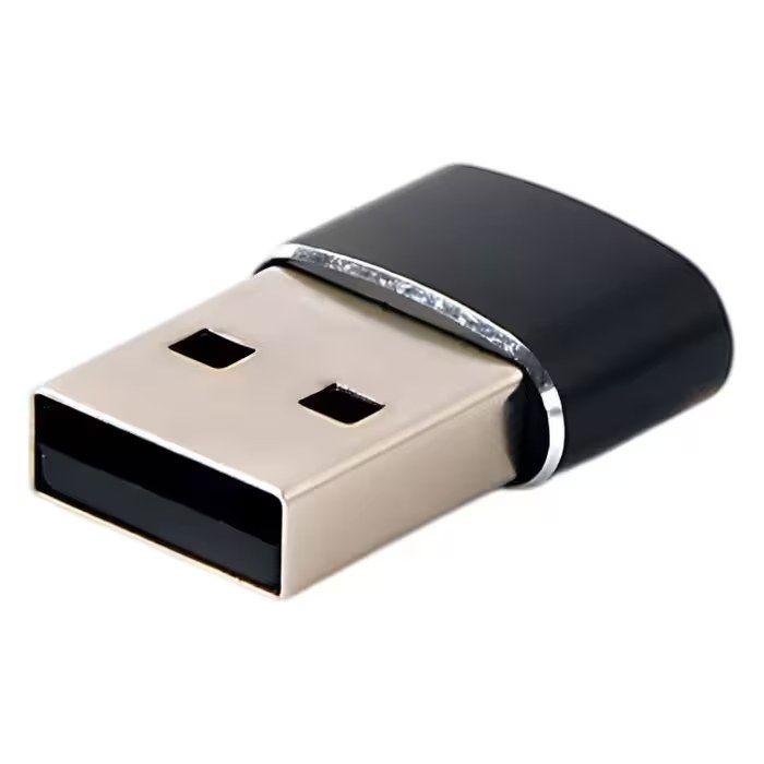 Adaptador USB GEMBIRD A-USB2-AMCF-02 (USB C - USB A - Preto) — miniatura 3