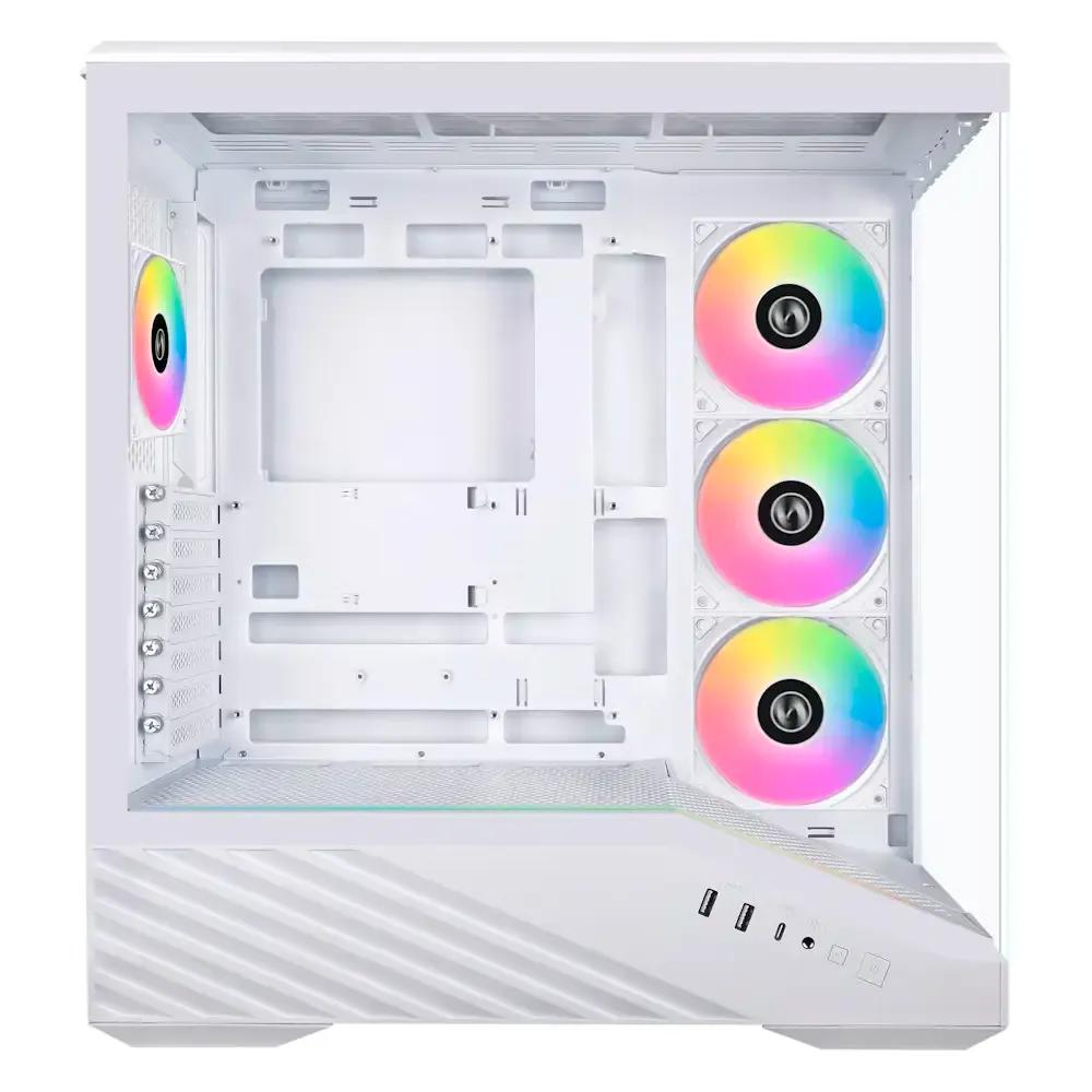 Caixa de Computador LIAN LI Vector V100R (ATX, EATX, micro ATX, Mini-ITX - Mid Tower - Plástico, Vidro temperado, Aço - Branco) — miniatura 3
