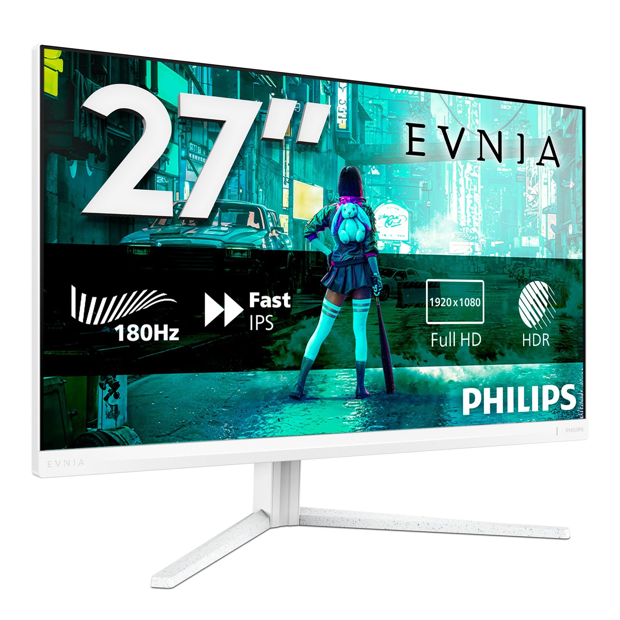 Monitor PHILIPS Evnia 27M2N3201A/00 (27" - Fast IPS - 180 Hz - Branco) — miniatura 2