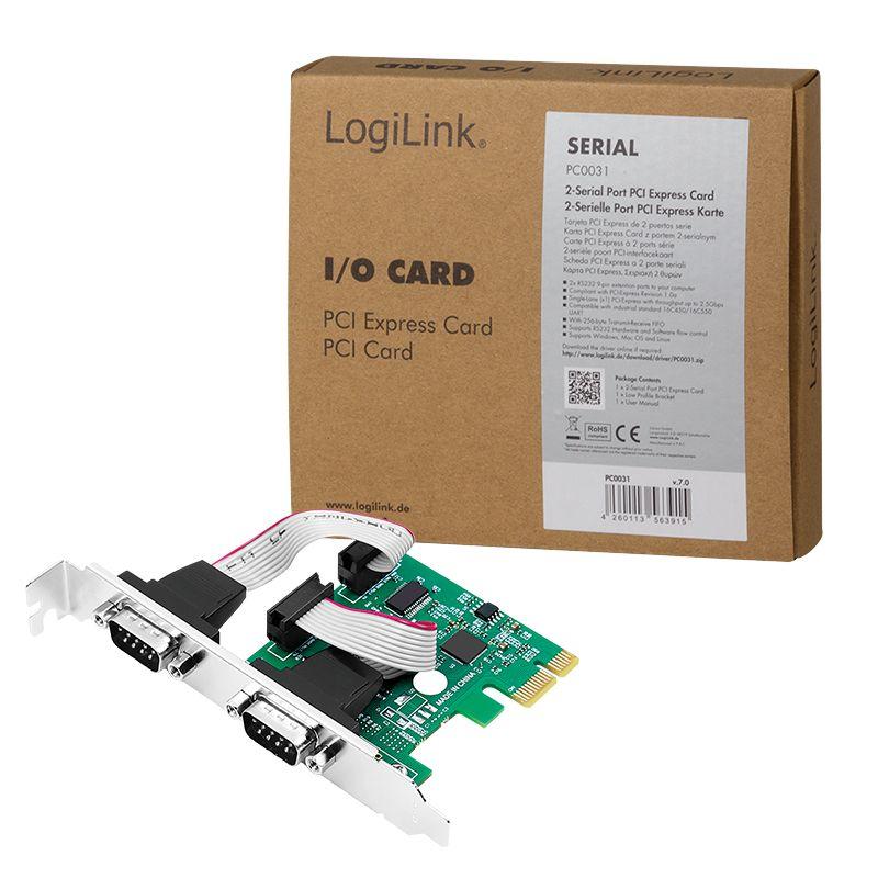 Placa de Expansão PCIe LOGILINK PC0031 (Verde) — miniatura 6