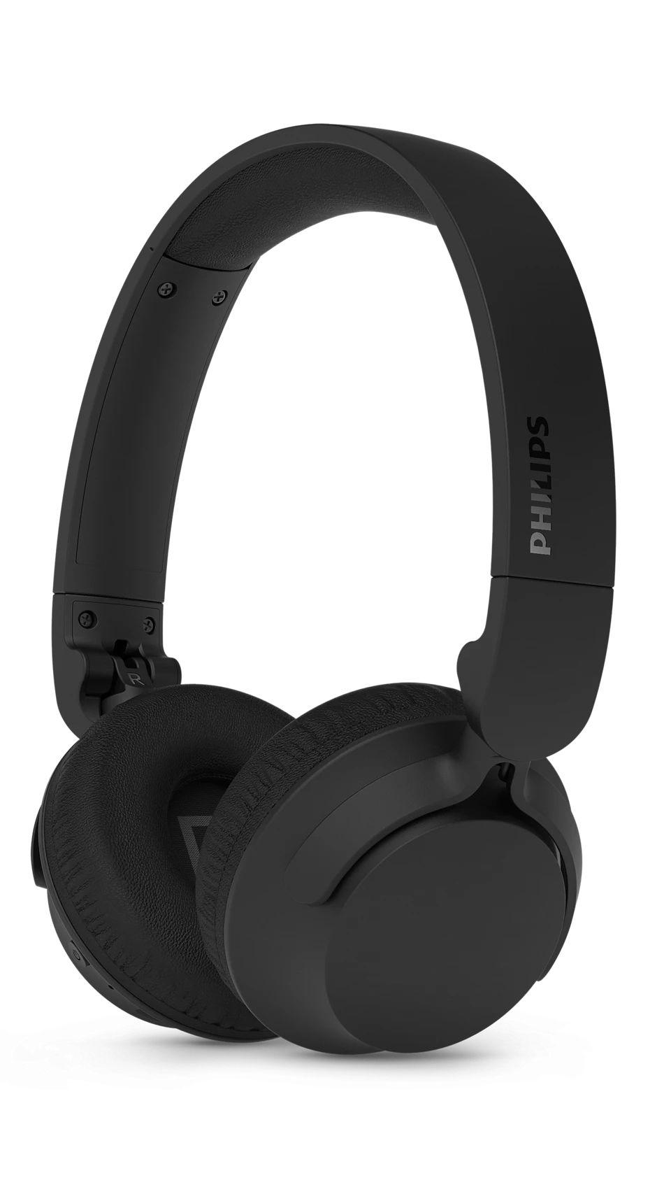 Auscultadores PHILIPS TAH4000BK/00 (Binaural - Sem fios - 3,2 cm - Preto)