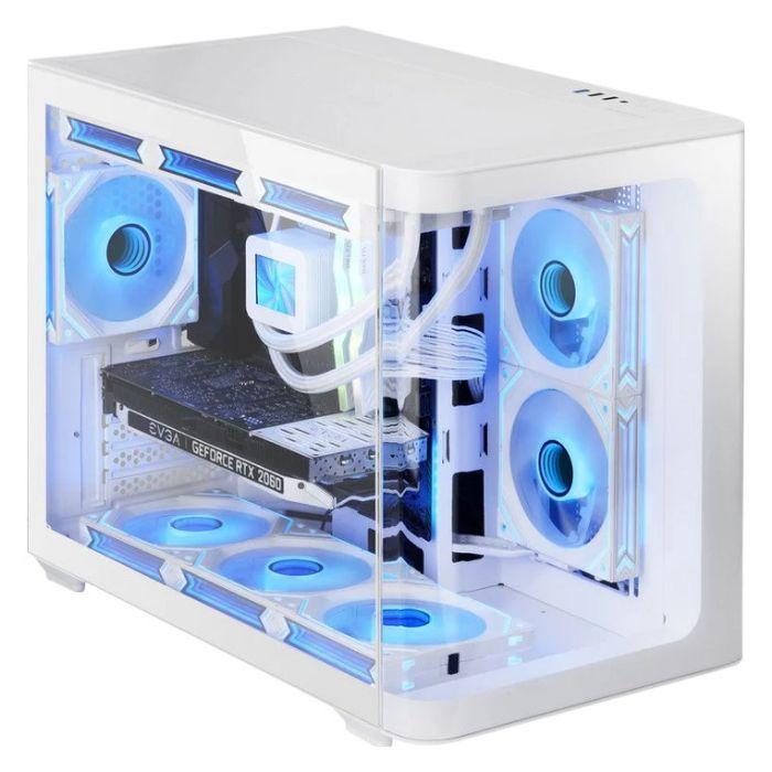 Caixa PC MARS GAMING MC-FUSIONM (Micro ATX, Mini-ITX - Mini Tower - 16 cm - Branco) — miniatura 4