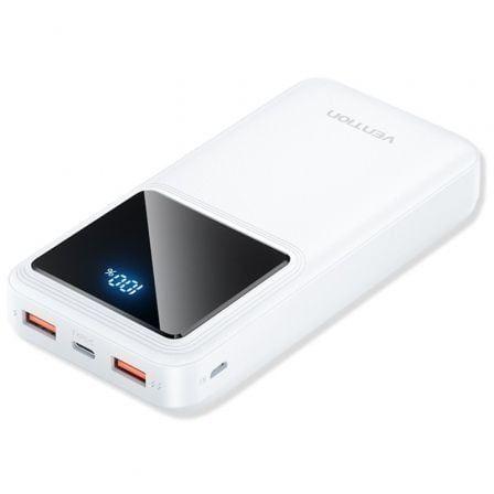 Bateria Externa VENTION FHLW0 (20000mAh - 74Wh - Até 20W - Branco)