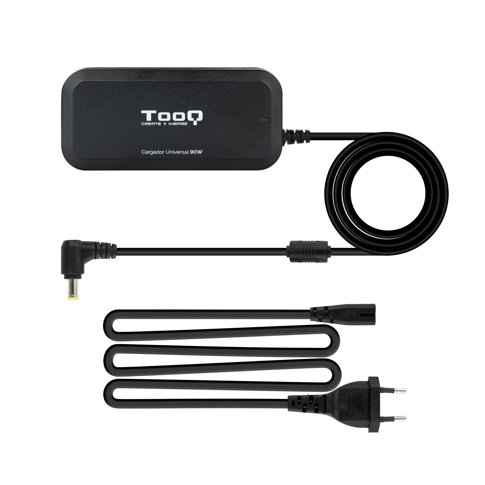 Carregador Universal de Portátil TOOQ TQLC-90BS02M (90 W - Preto), miniatura 3