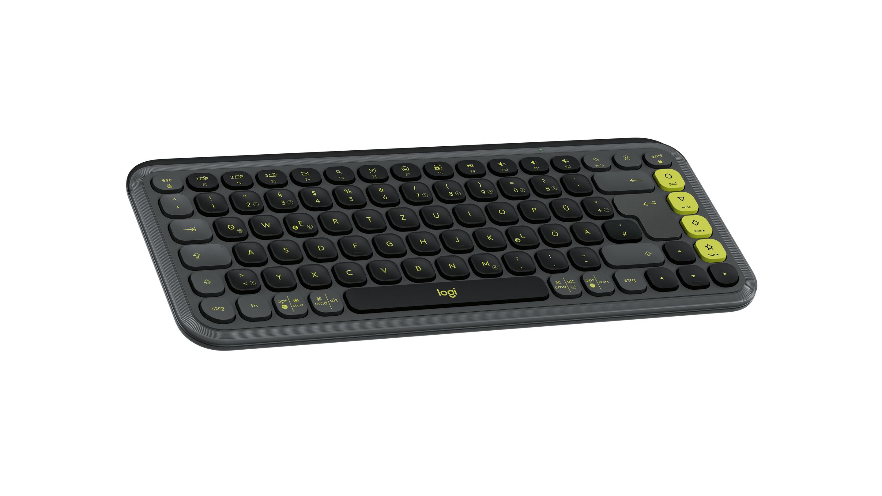 Teclado LOGITECH POP Icon Keys (Alemão - Teclas tesoura - Mini - Grafite) — miniatura 4