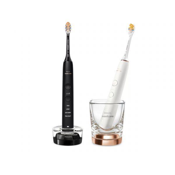 Escova de Dentes Elétrica Sónica PHILIPS Sonicare 9000 DiamondClean HX9914/69 (Preto, Dourado e Rosa) — miniatura 3