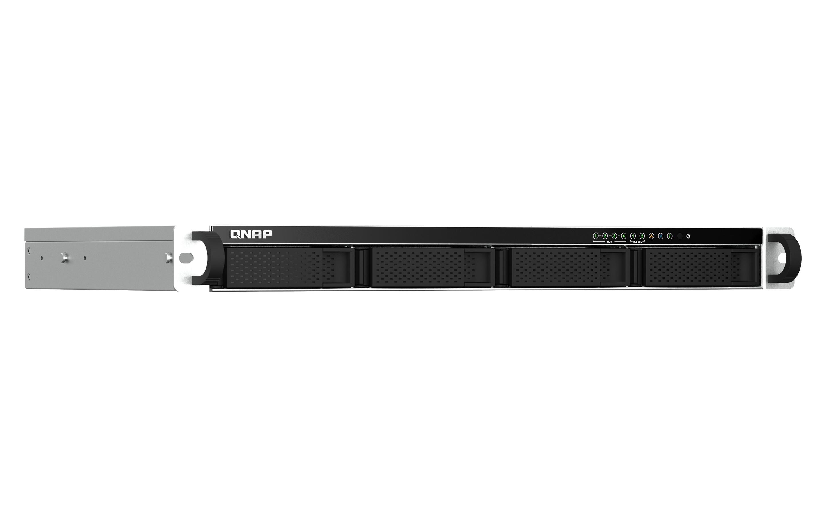 NAS QNAP TS-464eU-8G (Serial ATA III, Serial ATA II - 8 GB - 4 baias - Alumínio e Preto), miniatura 3